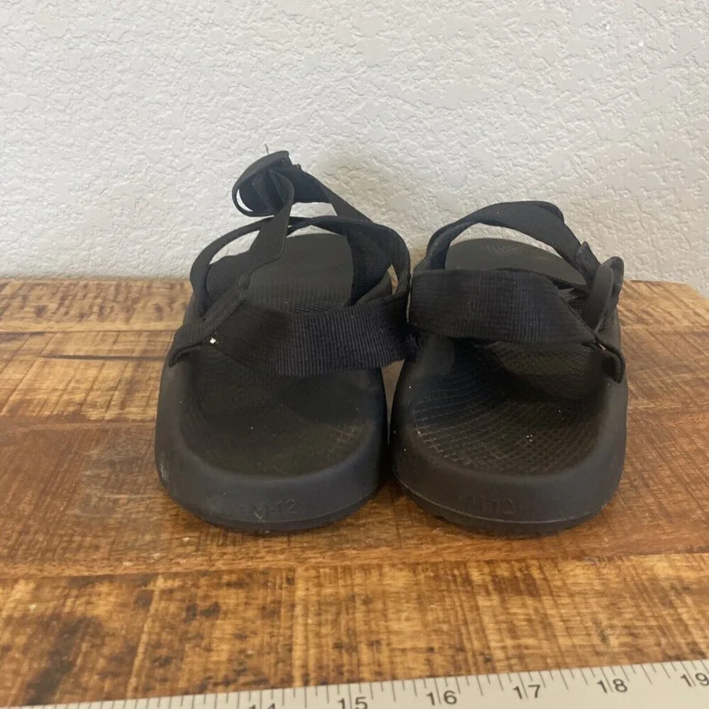 Chaco Men's Z Cloud Adjustable Strap Hiking River Sandals Size 12 Black
